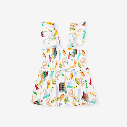 Posh NYC Smocked Babydoll Bummie Set