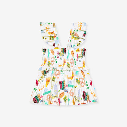 Posh NYC Smocked Babydoll Bummie Set
