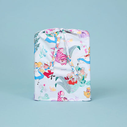 Disney Adventures in Wonderland Reversible Ruffled Duvet Cover