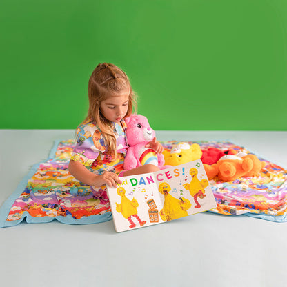 Care Bears™ x Sesame Friends & Rainbow Friends Luxe Patoo® Blanket