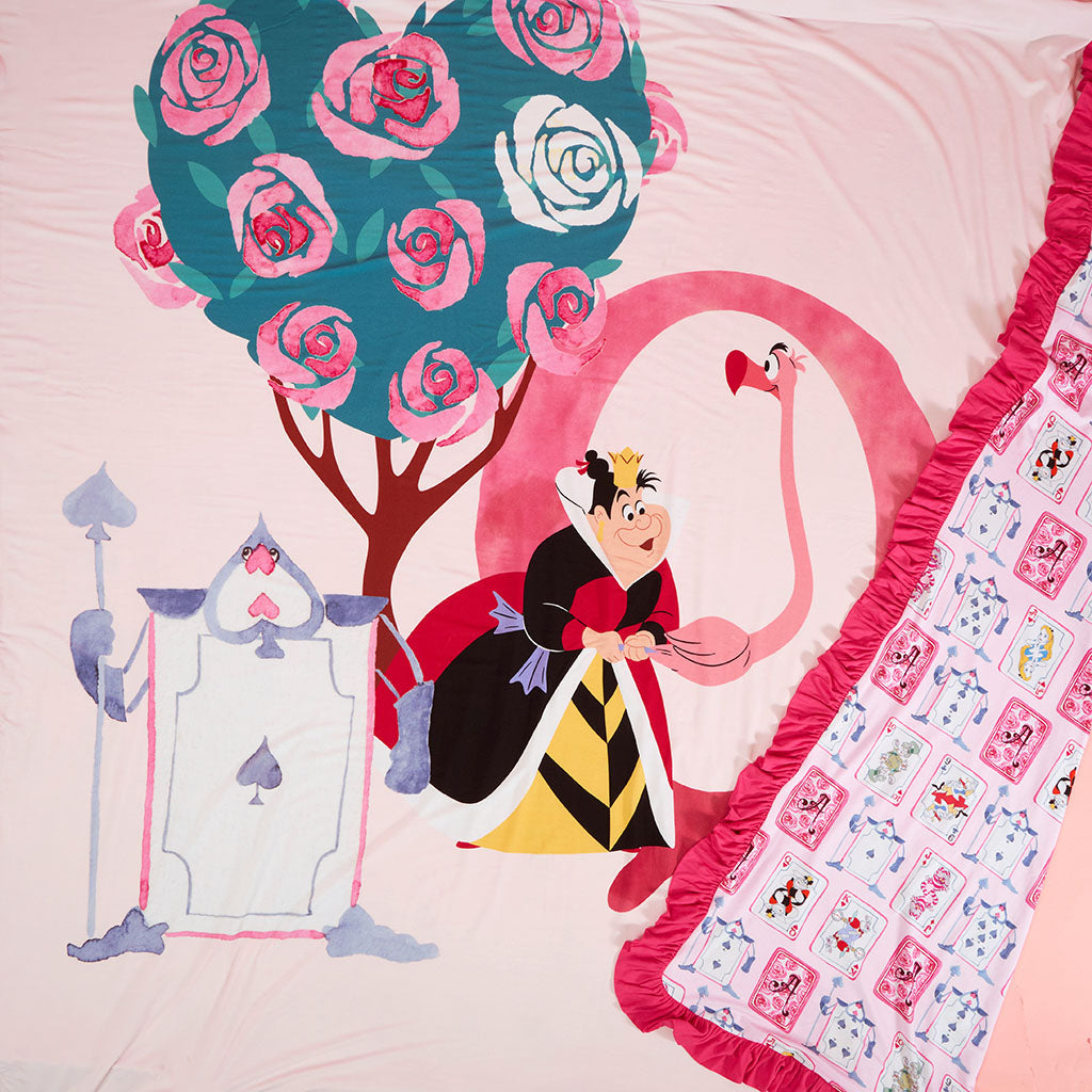 Disney Alice and the Queen Ruffled Luxe Patoo® Blanket