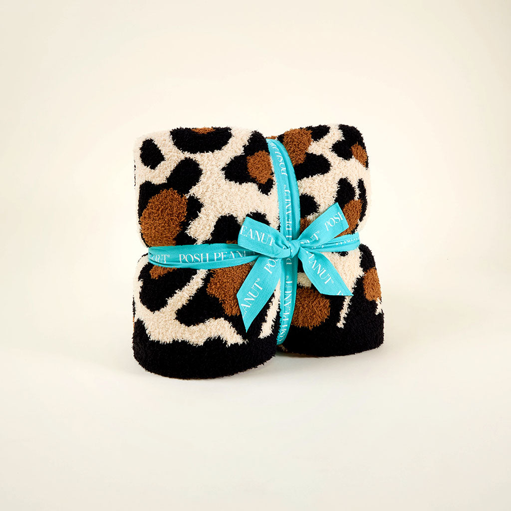 Lana Leopard Tan Grand Cuddle Patoo® Blanket