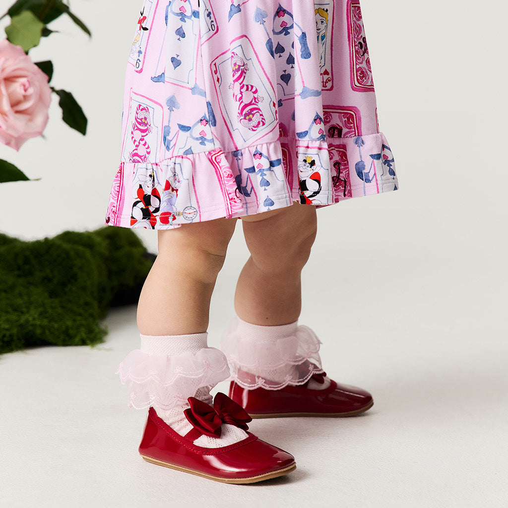 Disney Alice and the Queen Ruffled Twirl Bodysuit Dress