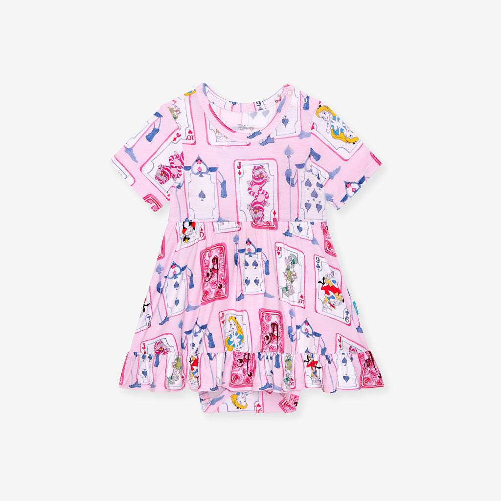 Disney Alice and the Queen Ruffled Twirl Bodysuit Dress