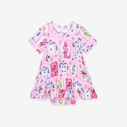 Disney Alice and the Queen Ruffled Twirl Bodysuit Dress