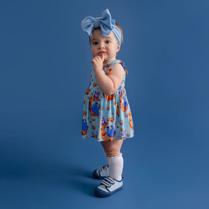 Care Bears™ Share Bear & Cookie Monster Bow Babydoll Bodysuit Dress