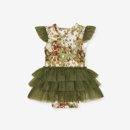 Strawberry Fairy Tulle Bodysuit Dress