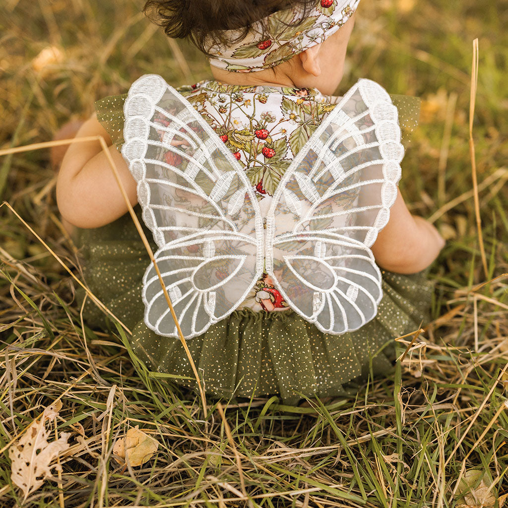 Strawberry Fairy Tulle Bodysuit Dress