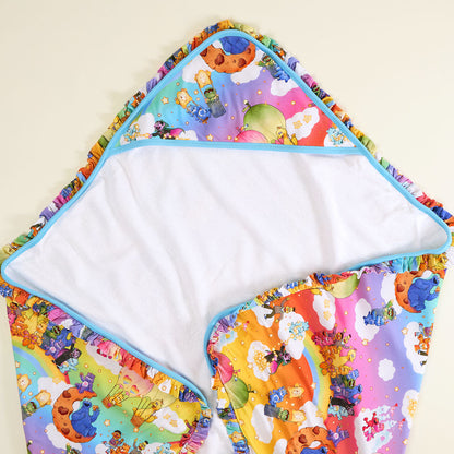 Care Bears™ x Sesame Friends Ruffled Hooded Towel