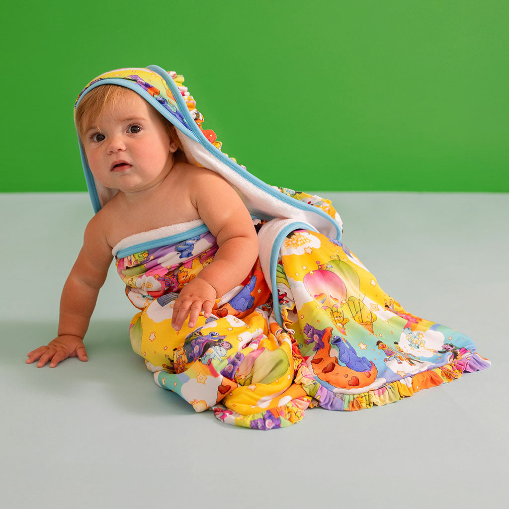 Care Bears™ x Sesame Friends Ruffled Hooded Towel