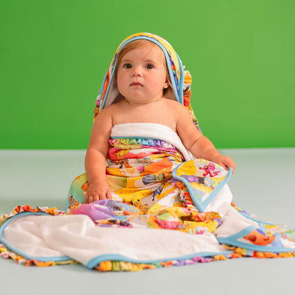 Care Bears™ x Sesame Friends Ruffled Hooded Towel