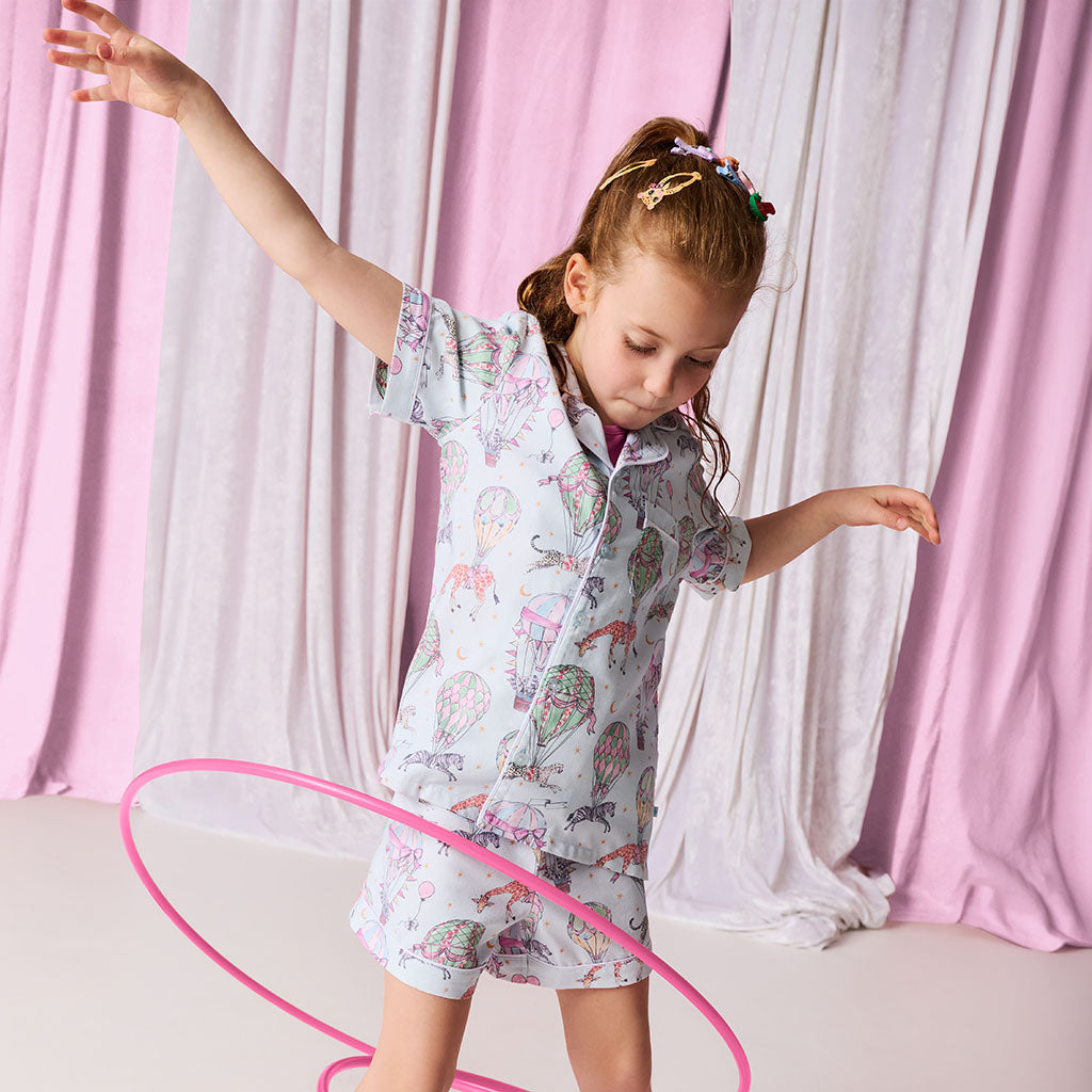 Seraphina Twill Pajama Short Set