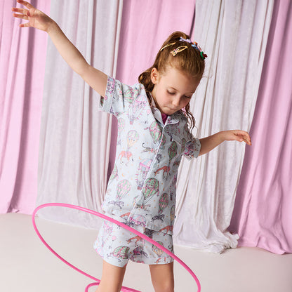 Seraphina Twill Pajama Short Set