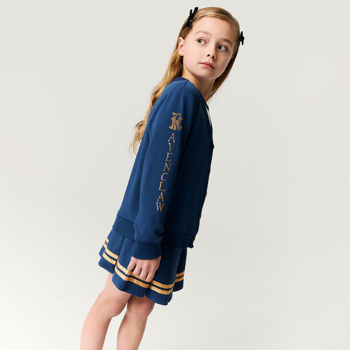 Ravenclaw Varsity League French Terry Varsity Cardigan