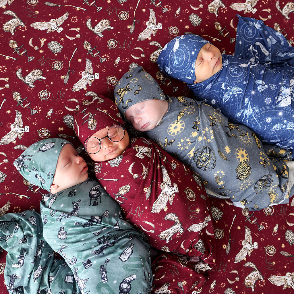Hufflepuff House Swaddle Beanie Set