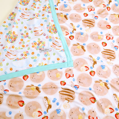Cereal & Pancakes Luxette Patoo® Blanket