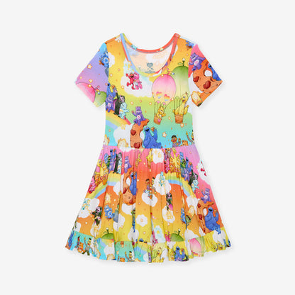 Care Bears™ x Sesame Friends Ruffled Twirl Dress