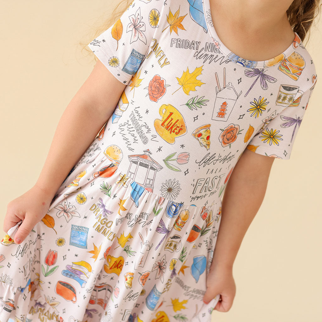 Gilmore Girls Ruffled Twirl Dress