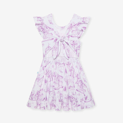 Babette Tie Back Ruffled Twirl Dress