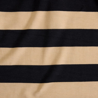 Hufflepuff House Stripe Men's French Terry Polo Shirt