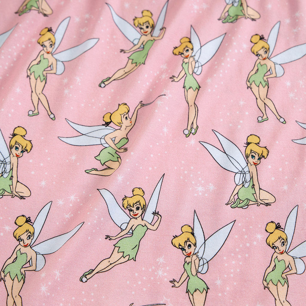 Disney Tinker Bell Tie Back Ruffled Bodysuit Dress