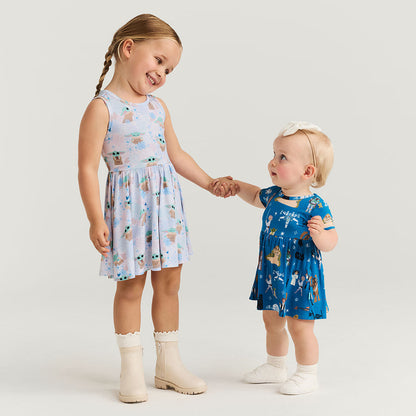Star Wars™ Grogu Garden Bow Back Twirl Dress