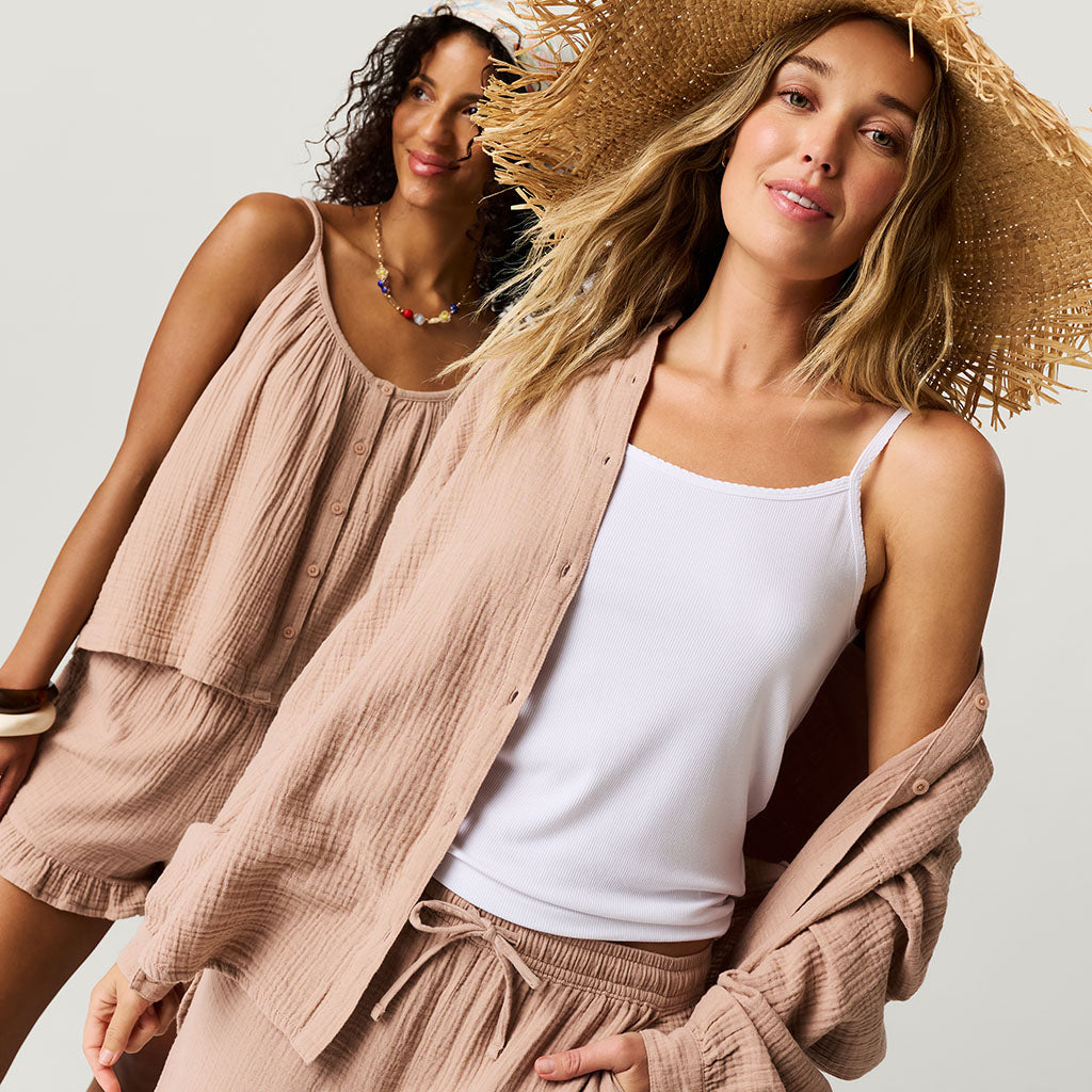 Macchiato Women's Oversized Cotton Crinkle Shirt