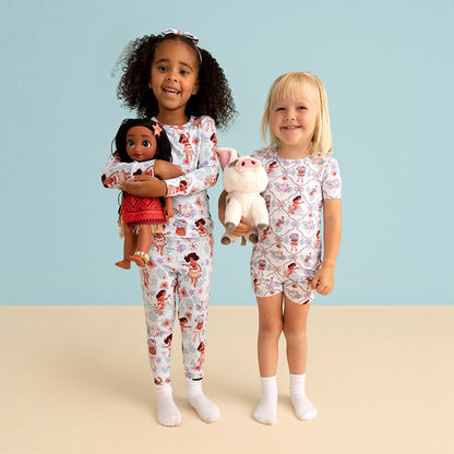 Disney Posh Moana Classic Pajama Short Set