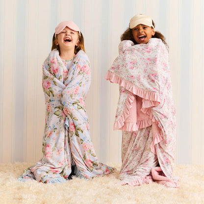 Leigh Ruffled Luxe Plush Patoo® Blanket