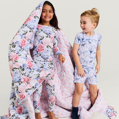 Marion & Laney Reversible Quilted Patoo® Blanket