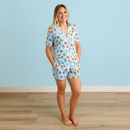 Disney Toy Story Time Women's Luxe Pajama Short Set
