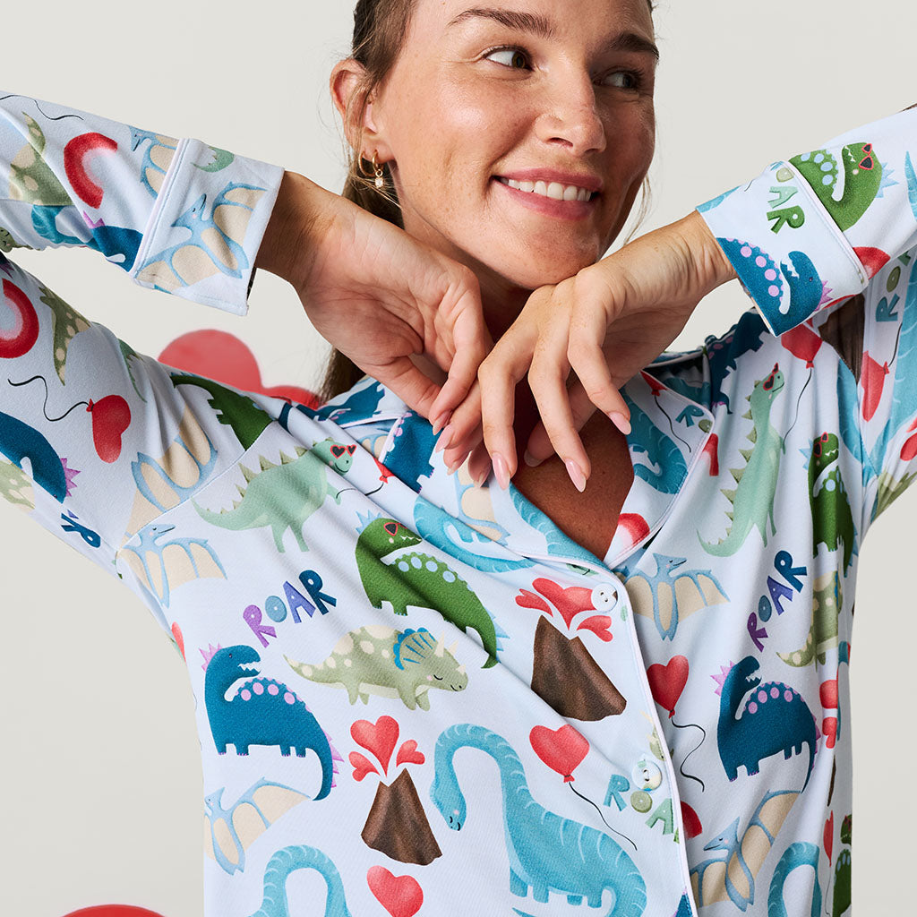 Valentinosaurs Women's Luxe Pajama Pant Set