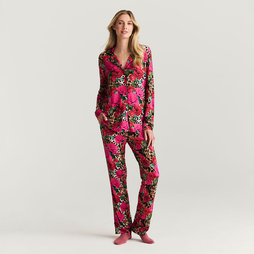 Wild Roses Women's Luxe Pajama Pant Set