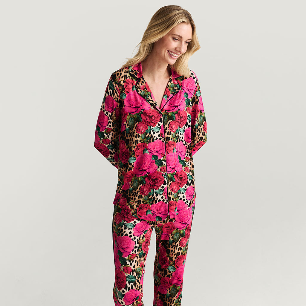 Wild Roses Women's Luxe Pajama Pant Set