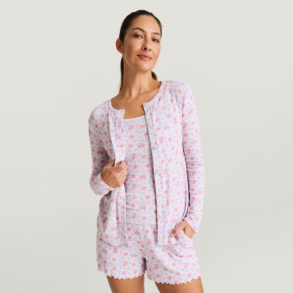 Laney Women's Pointelle Cardigan