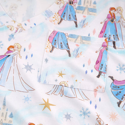Disney Elsa & Anna Women's V-Neck Tee