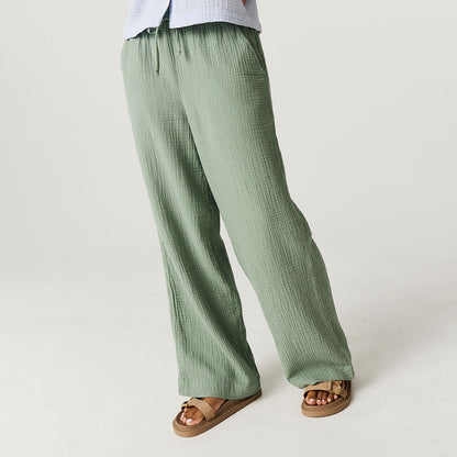 Soft Jade Women's Cotton Crinkle Pants