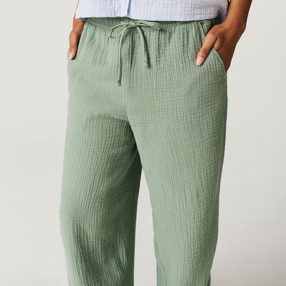 Soft Jade Women's Cotton Crinkle Pants