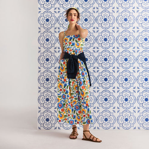 Fiore Italiani Women's Bamboo Challis Maxi Dress