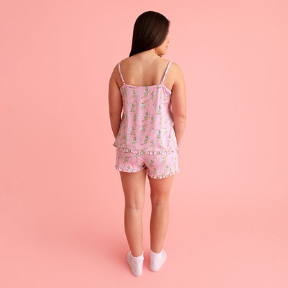Disney Tinker Bell Women's Ruffled Cami Short Set