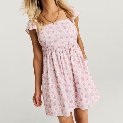 Laney Women's Bamboo Challis Mini Dress