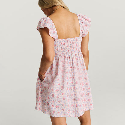 Laney Women's Bamboo Challis Mini Dress