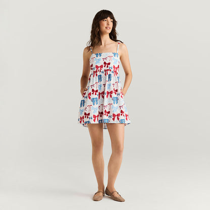 Martha Women's Bamboo Challis Mini Dress