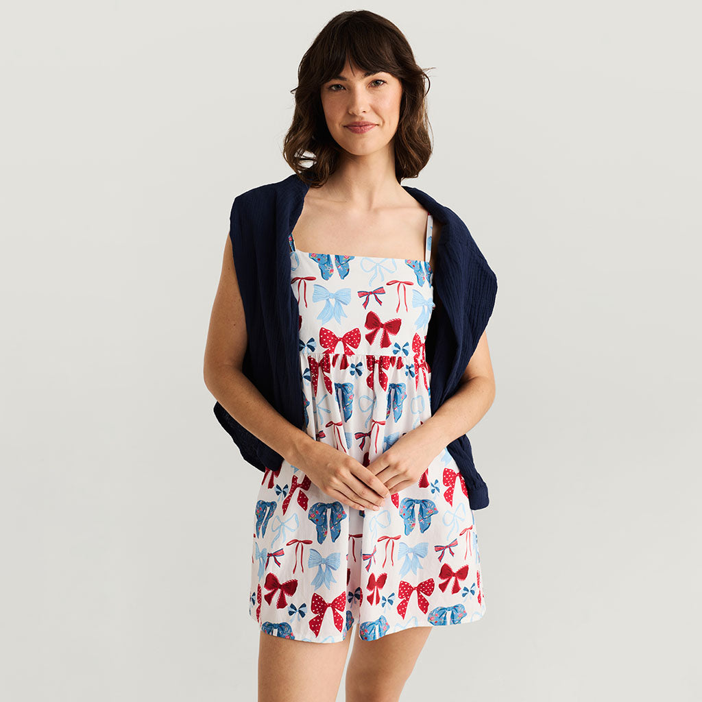 Martha Women's Bamboo Challis Mini Dress