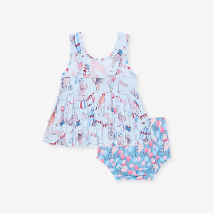 Cirque Royal Peplum Bummie Set