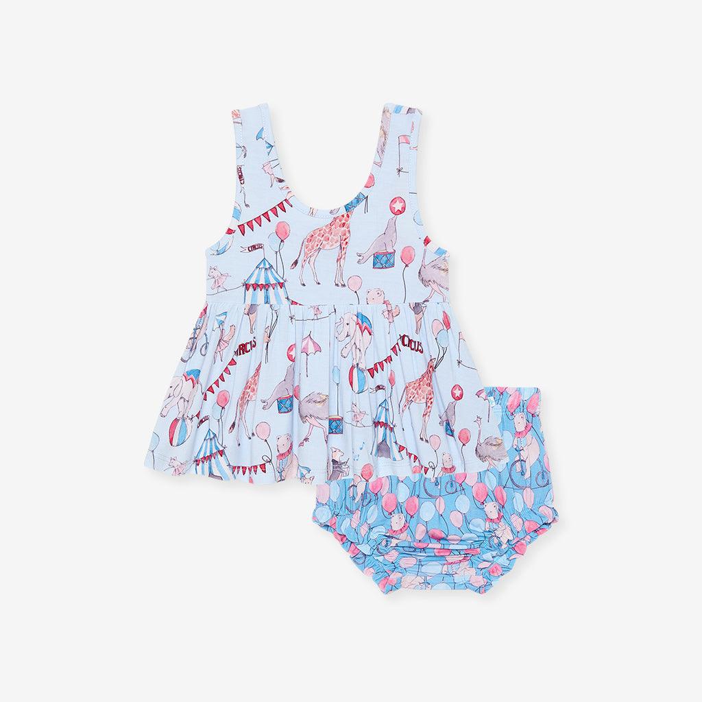 Cirque Royal Peplum Bummie Set