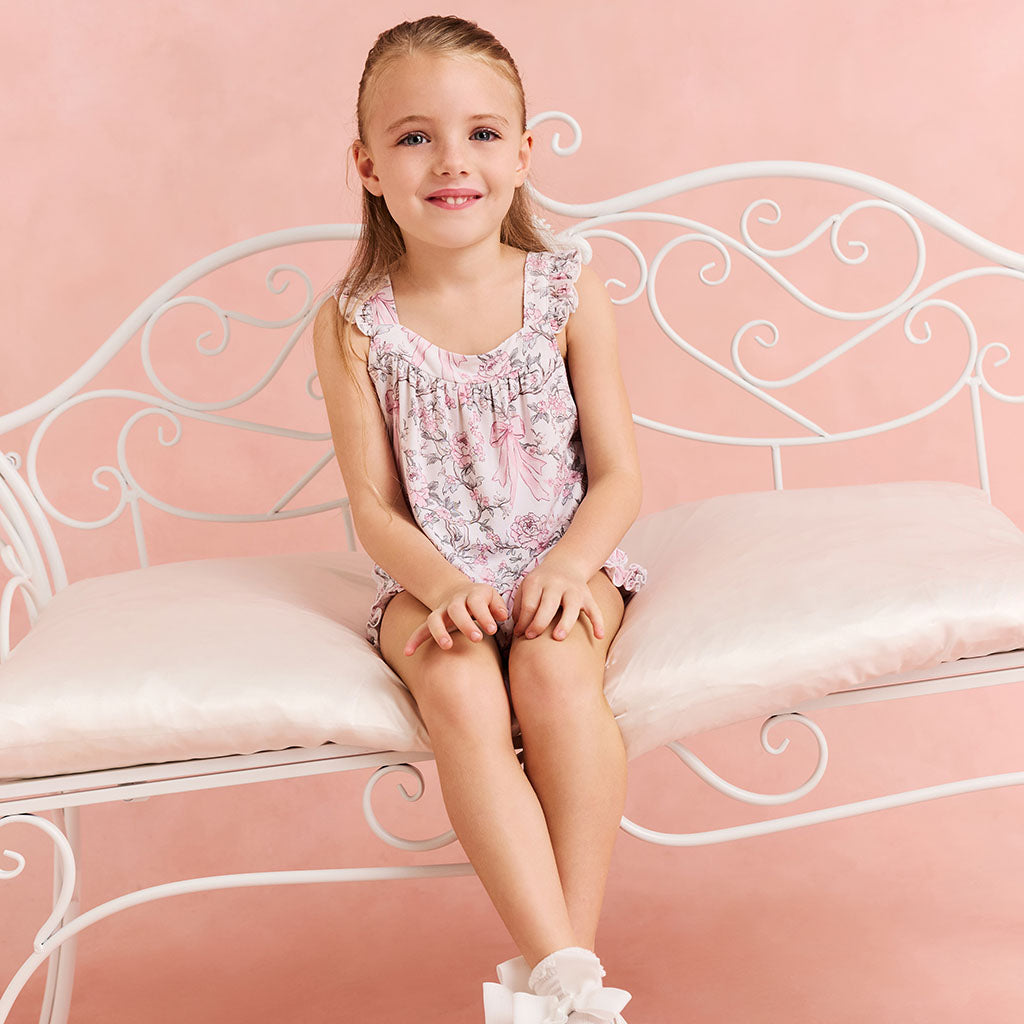 Irene Ruffled Tank Short Set
