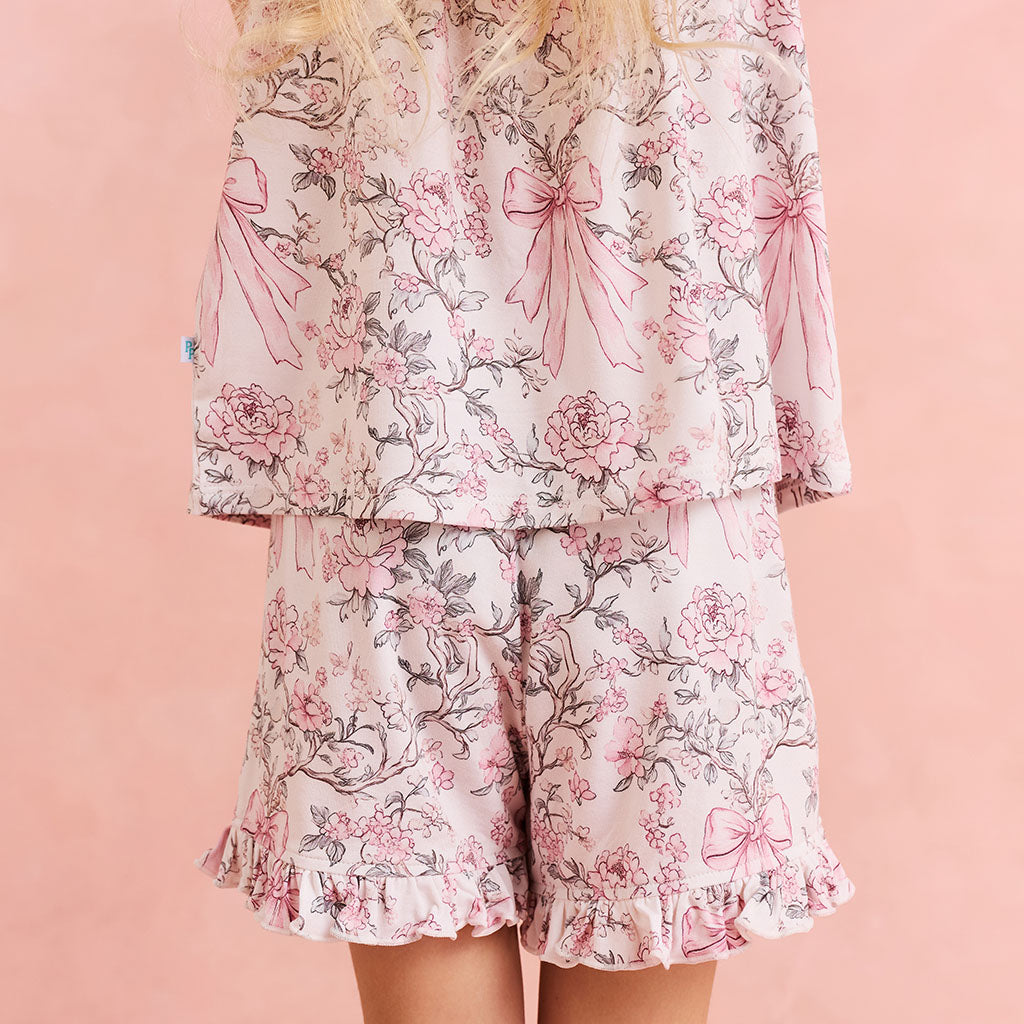 Irene Ruffled Tank Short Set