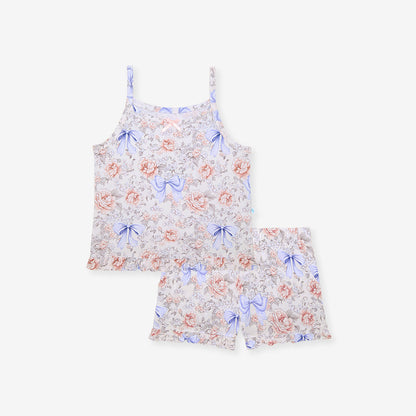 Agatha Ruffled Hem Cami Short Set