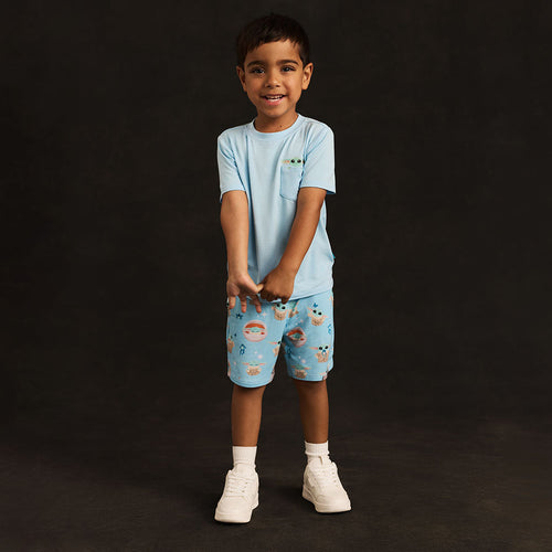 Star Wars™ Grogu Pocket Tee French Terry Short Set